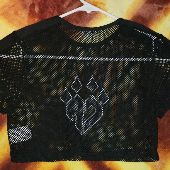 REBEL Cheer Athletics Mesh Crop top - Picture 2 of 4